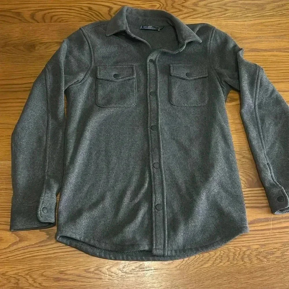 Vineyard Vines Calmwater Shirt Jacket hard to find/discontinued Heather gray‎ XS - Picture 1 of 8
